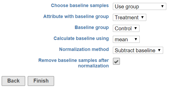 Figure 3. Use a subgroup of samples to create baseline to normalize the data